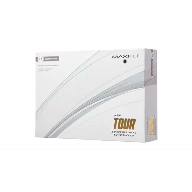 Pelotas de golf Maxfli Tour 2023 de uretano fundido blando, paquete de 12