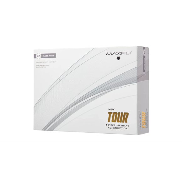Pelotas de golf Maxfli Tour 2023 de uretano fundido blando, paquete de 12