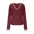 thumbnail image 6 of My Items BeiFu Sweaters for Women Pullover with Front Pocket Lounge Tops Winter Clothing Tall Womens Sweaters Long Sleeve Shirts, 6 of 6