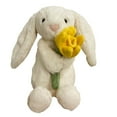 thumbnail image 4 of 8.6" Grey Stuffed Animal Plush Easter Bunny, Soft Lop Eared Rabbit Toy for Birthday Gift, Cute Long Ear Bunny Plushie, Perfect }Plush Toy Birthday Gift, 4 of 5