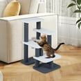 thumbnail image 4 of Gymax 2-in-1 Cat Tree Tower Pet Steps w/ Scratching Posts Hanging Toy Ball Perch, 4 of 10