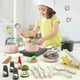 thumbnail image 4 of Pretend Play Simulation Pretend Play House Cutting Vegetable Cooking Game Set Kids Enlightenment Fun Toy, 4 of 5