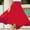 Red, variant on Idoravan Women's Basic Versatile Skirt Womens Fashion Spring Summer Casual Solid Color Long Skirts