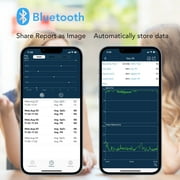 Vibeat Pulse Oximeter Bluetooth Blood Oxygen Monitor with SpO2 and Heart Rate Tracking for Aviation and High Altitude Sports, Silver