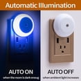 thumbnail image 4 of 4-piece round intelligent light-controlled induction light, small night light, multi-color light, smart home light, 4 of 6