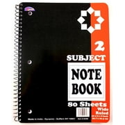 Angle View: DDI 1455111 2-Subject Spiral Notebook 80 Sheet Case Of 60
