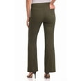 thumbnail image 3 of Rekkuna Women's Stretchy Comfort Pull-On Flare Leg Pant (14, Olive), 3 of 6