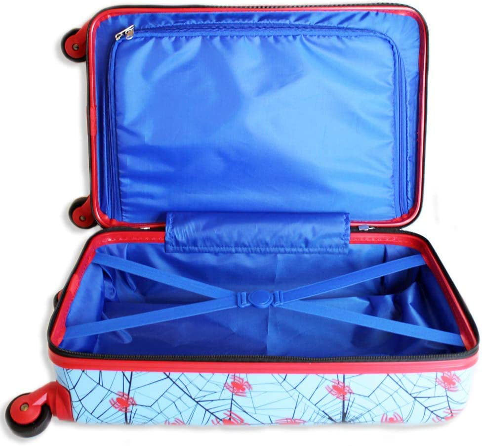 Spiderman No Way Home Hard-Sided Tween Spinner Luggage 20 Inches Carry-On  Travel Trolley Rolling Suitcase for Kids