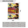 thumbnail image 3 of Wukai Beautiful African Woman Garden Flags Double Sided Welcome Garden Yard House Flags Outside Outdoor House (Only Flag), 3 of 8