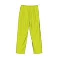 thumbnail image 5 of Junzan Men'S Pajama Pants Yellow Sleepwear Pants Pj Bottoms Drawstring And Pockets, 5 of 9