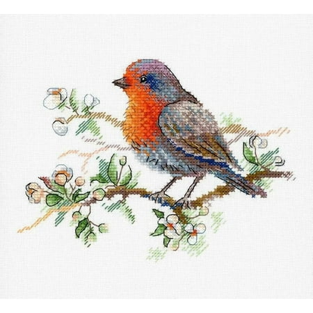 UPC: 4627128736251 | Robin Cross Stitch Kit A-029 / SA-029