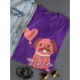 thumbnail image 3 of Sitting Lovely Pug T-Shirt Women -Smartprints Designs, Female 5X-Large, 3 of 4