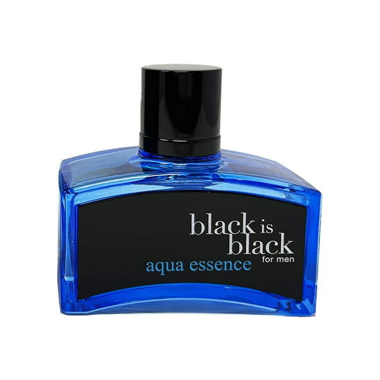 Black is Black Aqua Essence by NuParfums 3.4 oz Eau De Toilette Spray for Men
