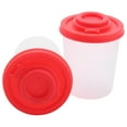 thumbnail image 1 of 2 Medium Salt And Pepper Shakers Moisture Proof ,salt Shaker With Red Covers Lids Plastic Airtight, 1 of 5