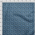 thumbnail image 4 of oneOone Polyester Spandex Blue Fabric Christmas Diy Clothing Quilting Fabric Print Fabric By Yard 56 Inch Wide, 4 of 4