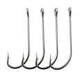 thumbnail image 6 of Stainless Steel Trolling Hooks Fishing Hook Long Fishing Shank Saltwater Hook 50pcs (3/0), 6 of 7