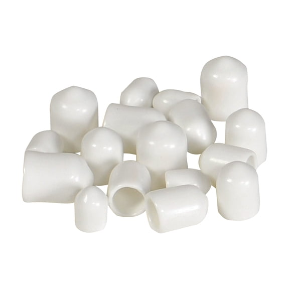 Rubbermaid Closet Rubbermaid Plastic End Cap - Pack of 5