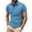 Blue, variant on Kaemgyyd Golf Shirts for Men Casual Button Collar Classic Short Sleeve T-Shirt Lightweight Comfort Work Sport Tops