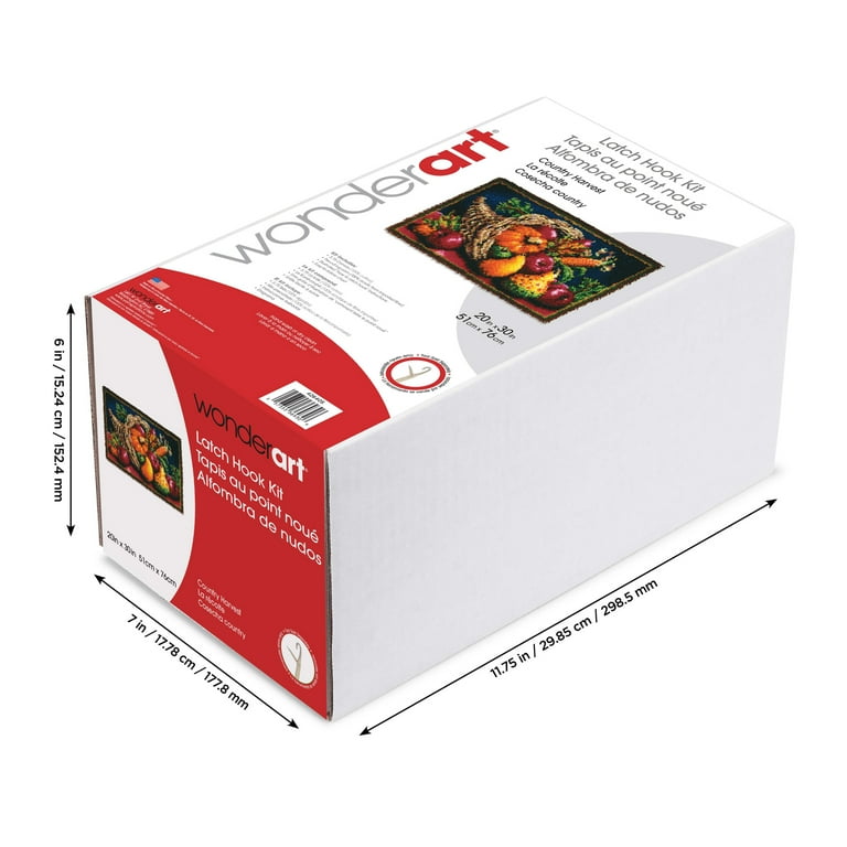 Wonderart Kit De Gancho De Pestillo De Gallo, 30,5 X 30,5 Cm | Meses