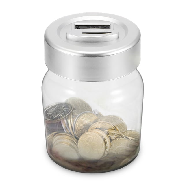 Caja De Ahorro De Dinero De Conteo De Monedas Digital Grande Jar Bank Pantalla Lcd Monedas Ahorro De Regalo Para (Euro) Eigraketly HA025507-05