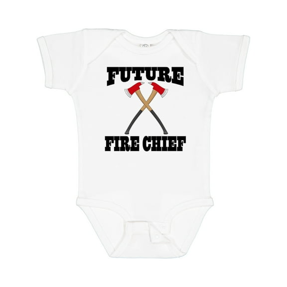 Inktastic Future Fire Chief Firefighter Boys or Girls Baby Bodysuit