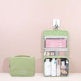 thumbnail image 6 of Vintage Man Bathroom Accessories Portable Simple Square Nylon Travel Toiletry Bag Makeup Case Women Cosmetic Bag Hook Storage Bag NAVY, 6 of 8