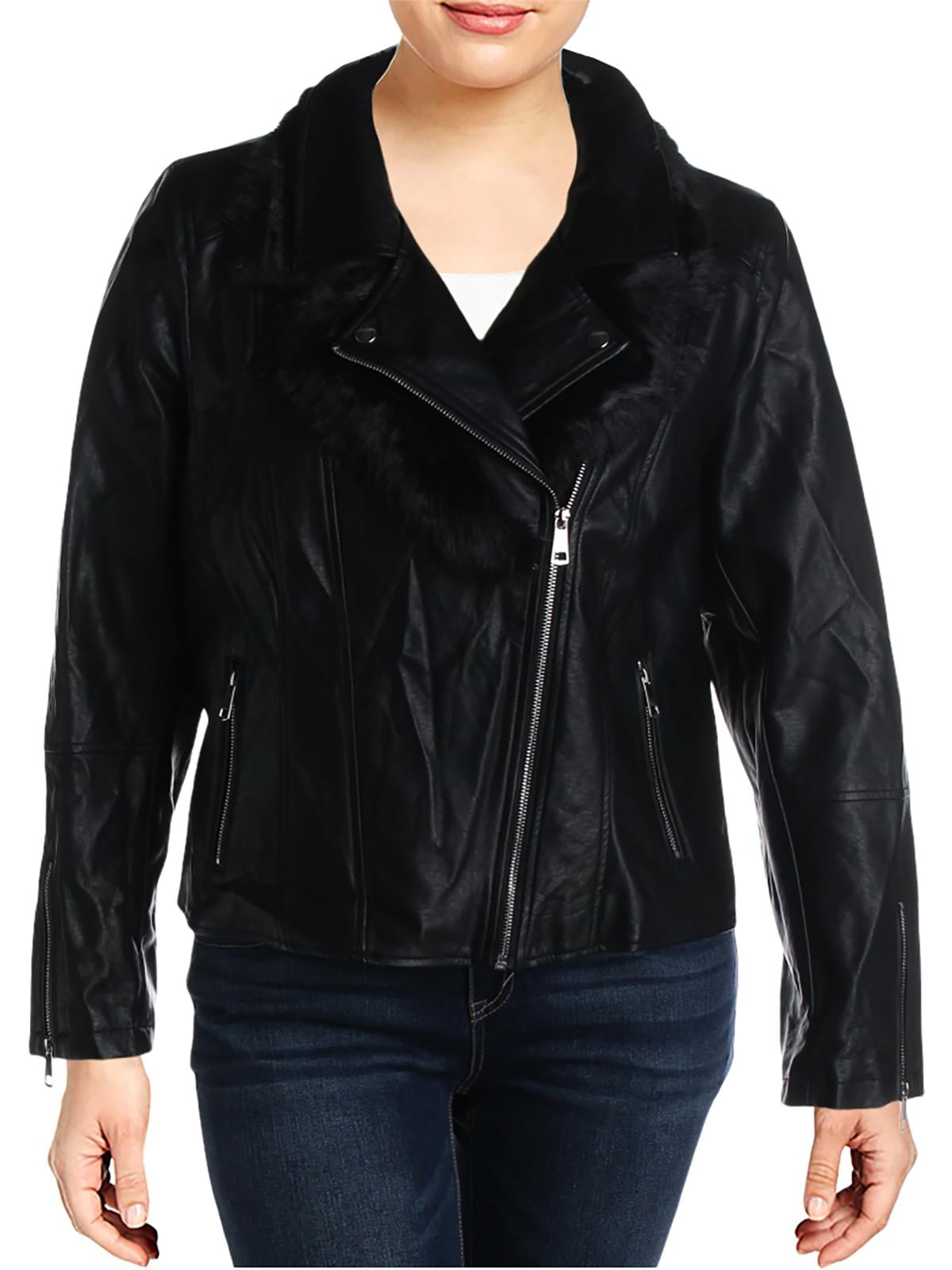 city chic faux leather jacket