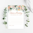 thumbnail image 2 of Koyal Wholesale Share a Memory Cards, Peach Coral Florals Cards for Wedding, Baby Life Memories, 4" x 6", 52-Pk, 2 of 5