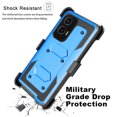 thumbnail image 6 of eBizWare Moto G Stylus 5G 2024 Case, with [Built-in Screen Protector] and Belt Clip Holster, Shockproof Heavy Duty Protective Kickstand Phone Case Cover for Motorola Moto G Stylus 5G 2024 - Blue, 6 of 9