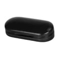 thumbnail image 3 of MERIGLARE 2 Layer with Makeup Mirror Container Eyeglasses Case for Travel Home Outdoor black, 3 of 9