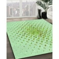thumbnail image 3 of Ahgly Company Machine Washable Indoor Round Transitional Mint Green Area Rugs, 3' Round, 3 of 7