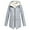 Gris, variante sur Avamo Manteau à Capuche pour Femmes Doublé en Sherpa, Parka à Fermeture Éclair, Imperméable, Coupe-Vent, Trench de Randonnée, Bleu Marine, M