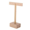 thumbnail image 1 of Plain Wooden t shape bar Earrings Necklace Bracelet Jewelry Display Holder Stand, 1 of 8
