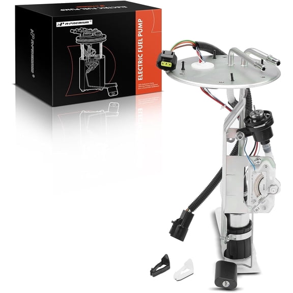 A-Premium Electric Fuel Pump Assembly with Sending Unit Compatible with Ford Explorer Sport, Explorer Sport Trac, 2001-2002, V6 4.0L, Gas, Replace# 2L2Z9H307HB, 2L2Z9H307HC