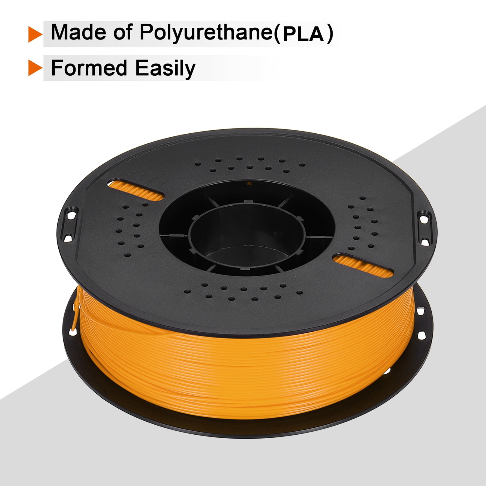 3D Printer Filament 1.75mm PLA Filaments Accuracy +/- 0.05mm Orange