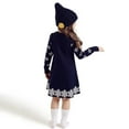 thumbnail image 5 of Girls Long Sleeve Autumn Winter Knit Sweater Christmas Dress Casual Wear, 5 of 6