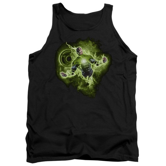 Green Lantern Lantern Nebula Adult Tank Top Black
