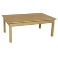 thumbnail image 2 of Wood Designs 83422 30" x 48" Rectangle Hardwood Table with 22" Legs, 23" Height, 48" Width, 30" Length, 2 of 2