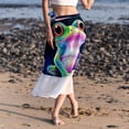 thumbnail image 6 of Frog Stylish Chiffon Women's Beach Dress with Polyester Straps - for Beach Skirts, 6 of 6