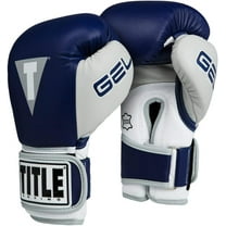 Title Boxing Gel World V2T Bag Gloves, Navy/Grey/White, Medium