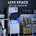 thumbnail image 7 of Coolake 22 inch 450lbs/24h Commercial Air Cooled Ice Maker Machine with 360lbs, Cube Ice, Doe/ETL, 7 of 7