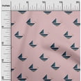 thumbnail image 2 of oneOone Velvet Dusty Pink Fabric Nautical Craft Projects Decor Fabric Printed By The Yard 58 Inch Wide, 2 of 5