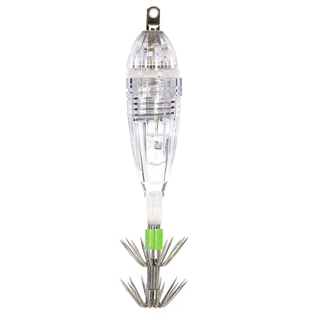 Tignapoo LED Drop-Shaped Underwater Squid Lure Light with Hooks - Waterproof, Durable Design for Enhanced Fishing Success, Available in Various Colors and Ideal for Boats, Kayaks, and Docks.