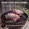 thumbnail image 7 of Wireless Meat Thermometer, 500FT Digital Cooking Thermometer with 4 Color-Coded Probes, Backlit LCD & Alarm for Smoking, BBQ, Oven, Kitchen, 7 of 7