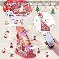 thumbnail image 5 of Juguete de tobogán eléctrico, juego de juguetes de escalada eléctrica, juguete de pista de Papá Noel, juego de montaña rusa de tobogán eléctrico, subterráneo alimentado por USB Kaili Sencillez, 5 of 5