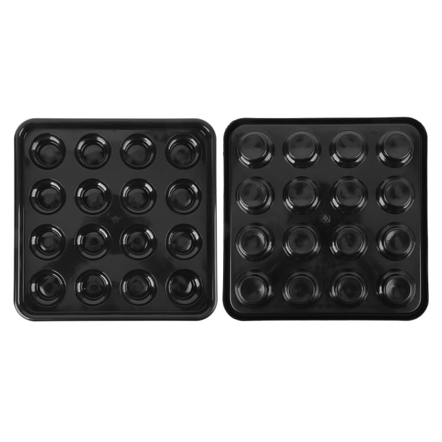 Billiards Tray, Thickened Billiard Storage Tray American Style 16 Holes Shake Proof for Game Room