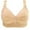 Beige-A, variant on Aofany Women's Wireless Bra Full Cup Bras for Women No Underwire Push Up Shaping Wire Free Everyday Bra