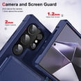 thumbnail image 2 of Allytechgroup Slim Fit for Samsung Galaxy S25 Ultra Case, Protective PU Leather Wallet Cover with Card Holder RFID Blocking Back Case Shockprooof Back Cover for Samsung Galaxy S25 Ultra, Darkblue, 2 of 7