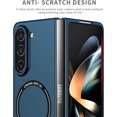 thumbnail image 4 of Magnetic Phone Case for Samsung Galaxy Z Fold5 5G Compatible with Magsafe, Military-Grade Shockproof Case with Built-in Magnet Circle for Samsung Galaxy Z Fold 5, MS Navy Blue, 4 of 18