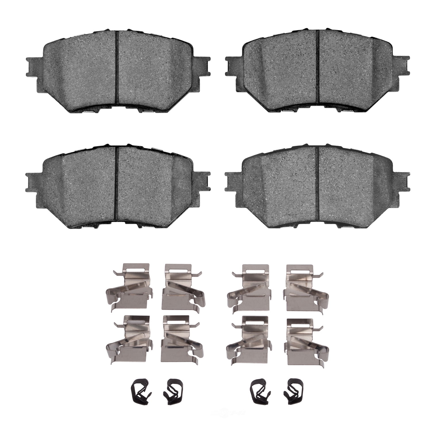 Dynamic Friction Company 1551-1759-01 DFC 5000 Advanced Brake Pads - Ceramic and Hardware Kit - OE